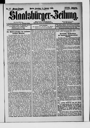 Staatsbürger-Zeitung on Jan 11, 1903