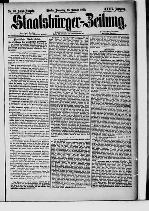 Staatsbürger-Zeitung on Jan 13, 1903