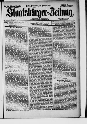 Staatsbürger-Zeitung vom 15.01.1903