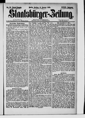 Staatsbürger-Zeitung on Jan 16, 1903