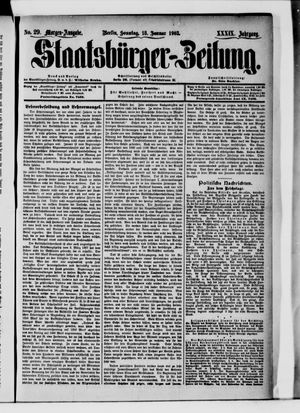 Staatsbürger-Zeitung on Jan 18, 1903