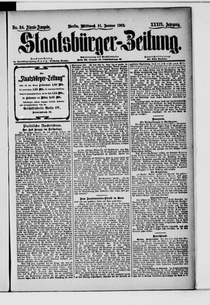 Staatsbürger-Zeitung on Jan 21, 1903