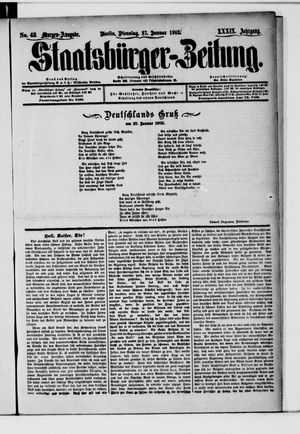 Staatsbürger-Zeitung vom 27.01.1903