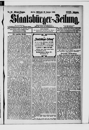 Staatsbürger-Zeitung vom 28.01.1903