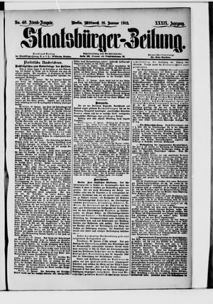 Staatsbürger-Zeitung vom 28.01.1903