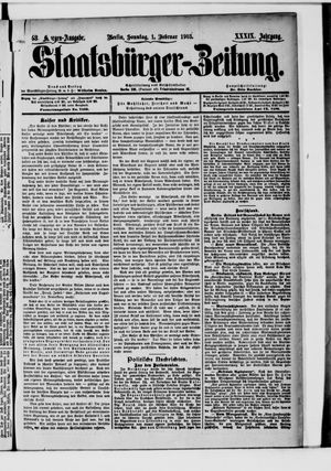Staatsbürger-Zeitung on Feb 1, 1903