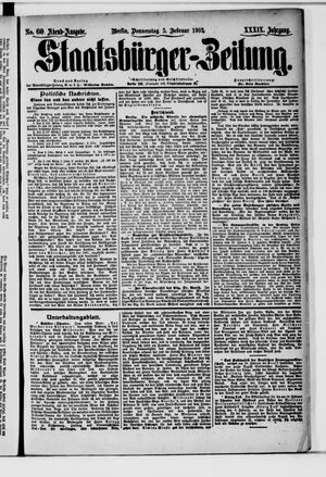 Staatsbürger-Zeitung vom 05.02.1903