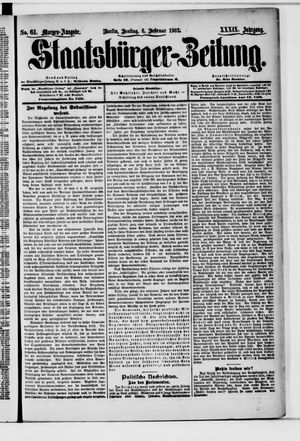 Staatsbürger-Zeitung vom 06.02.1903