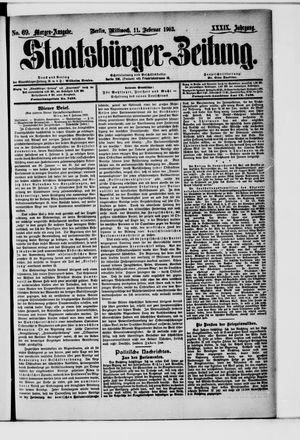 Staatsbürger-Zeitung on Feb 11, 1903