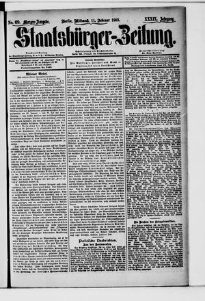 Staatsbürger-Zeitung vom 11.02.1903