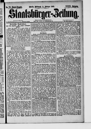 Staatsbürger-Zeitung on Feb 11, 1903