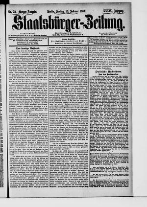 Staatsbürger-Zeitung on Feb 13, 1903