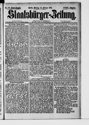 Staatsbürger-Zeitung vom 16.02.1903