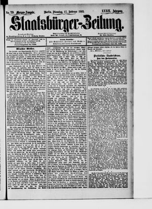 Staatsbürger-Zeitung vom 17.02.1903