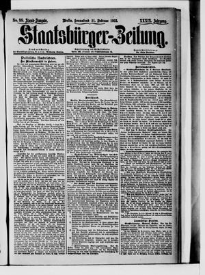 Staatsbürger-Zeitung on Feb 21, 1903