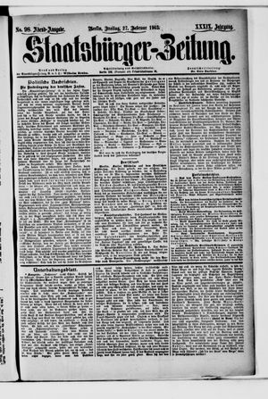 Staatsbürger-Zeitung vom 27.02.1903