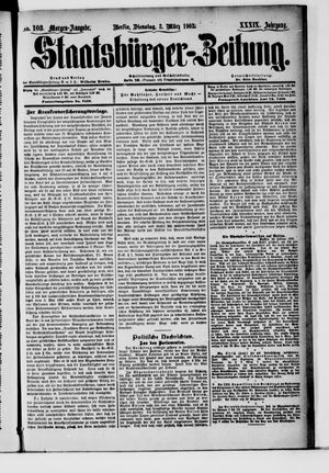 Staatsbürger-Zeitung on Mar 3, 1903
