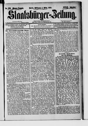 Staatsbürger-Zeitung on Mar 4, 1903