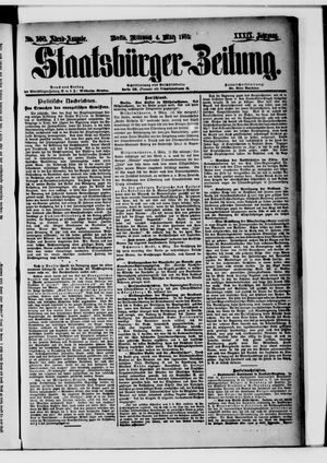 Staatsbürger-Zeitung on Mar 4, 1903