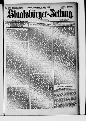 Staatsbürger-Zeitung vom 05.03.1903