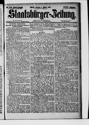 Staatsbürger-Zeitung on Mar 6, 1903