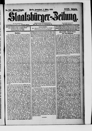 Staatsbürger-Zeitung vom 07.03.1903