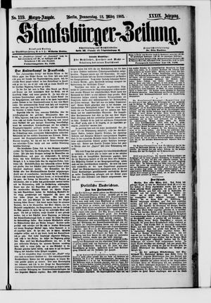Staatsbürger-Zeitung vom 12.03.1903