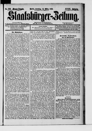 Staatsbürger-Zeitung vom 15.03.1903