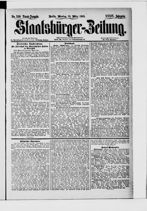 Staatsbürger-Zeitung on Mar 29, 1903