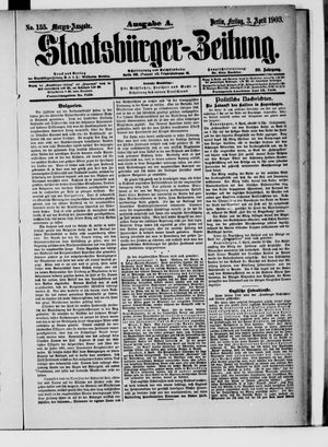 Staatsbürger-Zeitung vom 03.04.1903