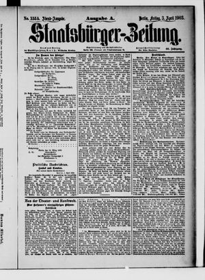 Staatsbürger-Zeitung vom 03.04.1903