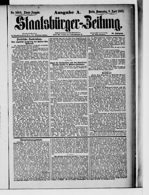 Staatsbürger-Zeitung on Apr 9, 1903