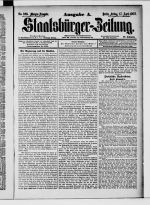 Staatsbürger-Zeitung vom 17.04.1903