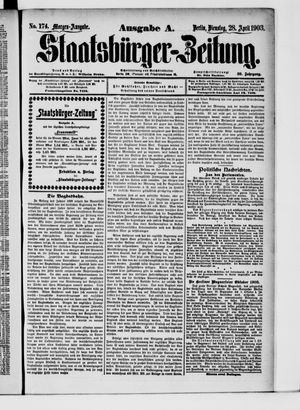 Staatsbürger-Zeitung vom 28.04.1903