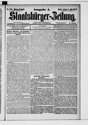 Staatsbürger-Zeitung vom 08.05.1903