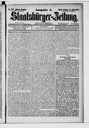 Staatsbürger-Zeitung on May 10, 1903