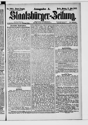 Staatsbürger-Zeitung vom 11.05.1903