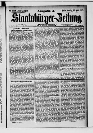 Staatsbürger-Zeitung vom 12.05.1903