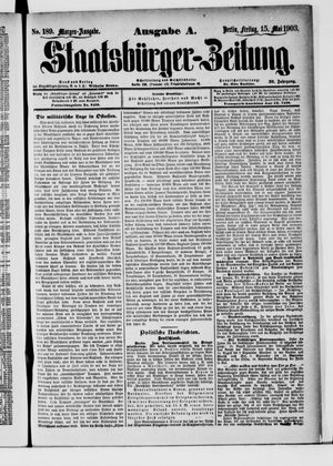 Staatsbürger-Zeitung on May 15, 1903