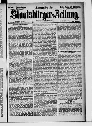 Staatsbürger-Zeitung vom 29.05.1903