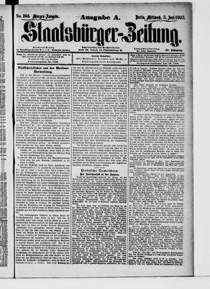Staatsbürger-Zeitung on Jun 3, 1903