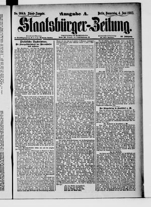 Staatsbürger-Zeitung vom 04.06.1903