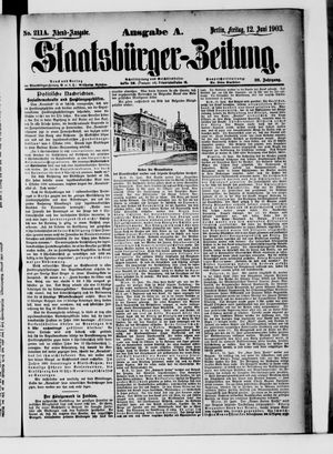Staatsbürger-Zeitung vom 12.06.1903