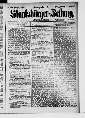 Staatsbürger-Zeitung vom 17.06.1903