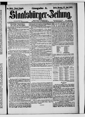 Staatsbürger-Zeitung vom 23.06.1903