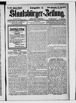 Staatsbürger-Zeitung on Jun 25, 1903