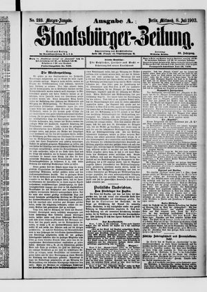 Staatsbürger-Zeitung on Jul 8, 1903