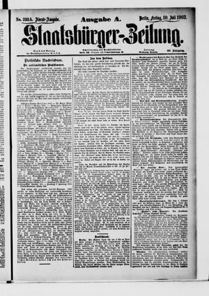 Staatsbürger-Zeitung on Jul 10, 1903