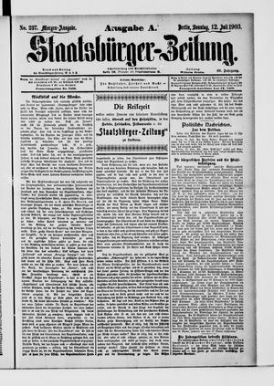 Staatsbürger-Zeitung on Jul 12, 1903
