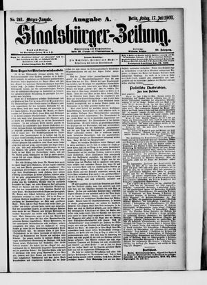 Staatsbürger-Zeitung vom 17.07.1903